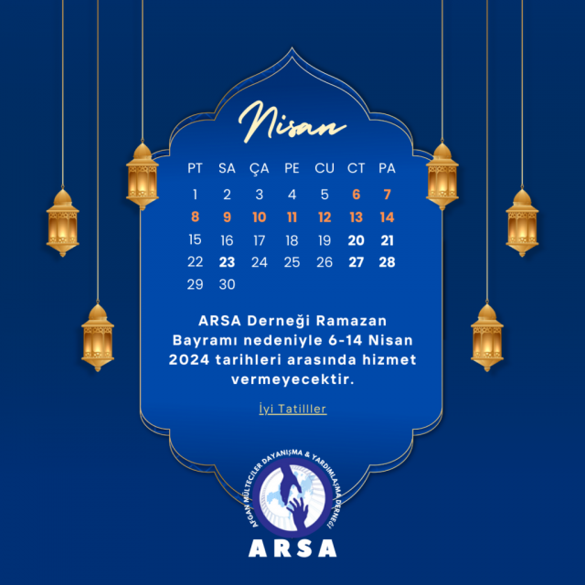 Our office will not provide service between 6-14 April 2024